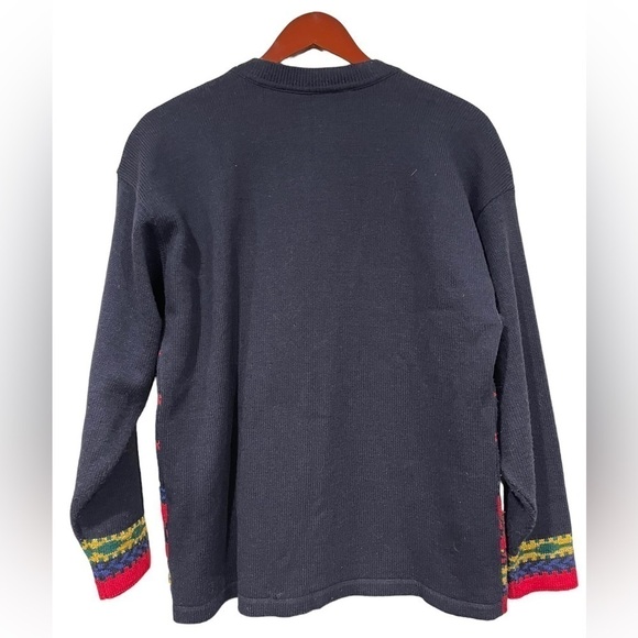 Norton McNaughton Petites Sweater Vintage Size Medium V Neck Button Down 90s - Picture 3 of 7